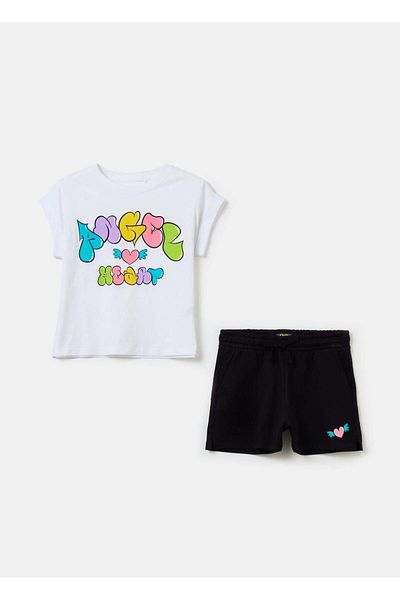 Ovs Cotton Jogging Set With Print