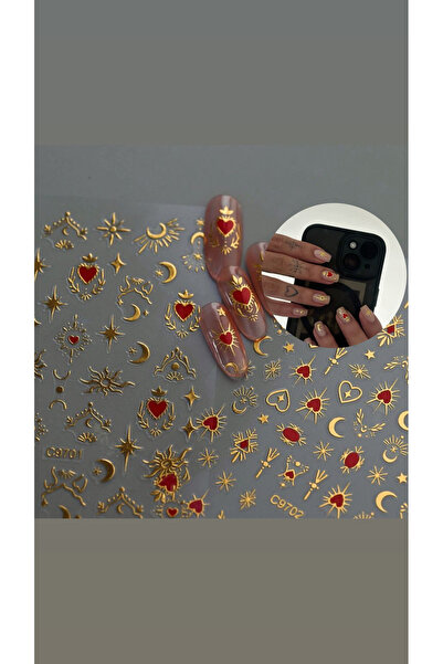 Lavian Accessories The Lovers Yapışkanlı Tırnak Stickerı ( Adet )