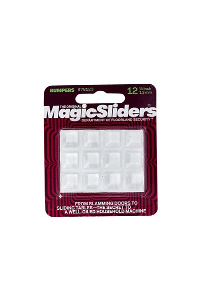 Magic Sliders 12-Piece Heavy Duty Square Bumpers 13 mm