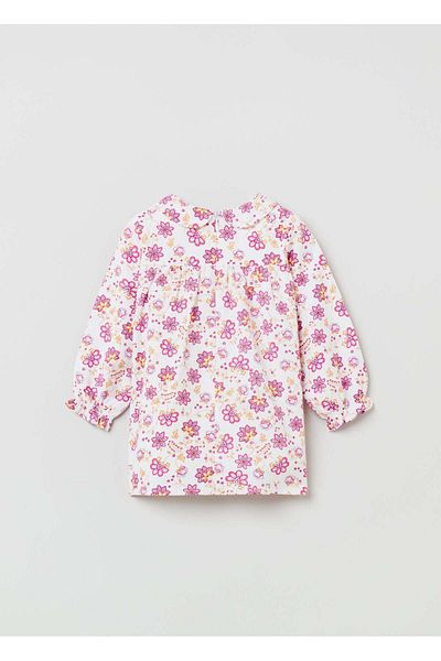 Ovs Girls Floral Dress In Flannel
