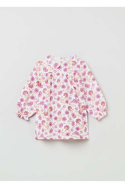 Ovs Girls Floral Dress In Flannel