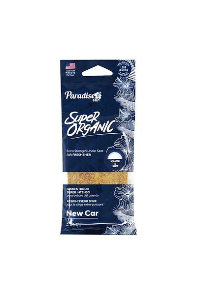 Paradise Extra Strength Under Seat Long Lasting Super Organic New Car Air Freshener