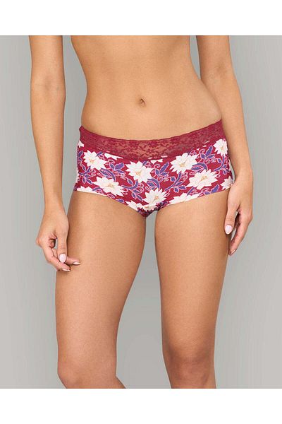 La senza Cotton Boyshort Panty with Logo Band