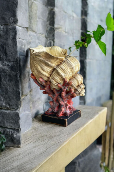 Harmoni Art Dekoratif Mercan Biblo/Vazo