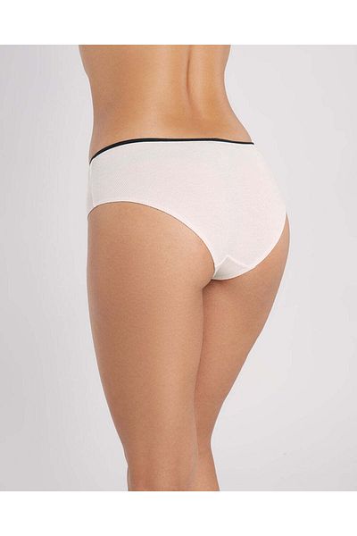 La senza سراويل داخلية هيبستر فائقة النعومة مضلعة
