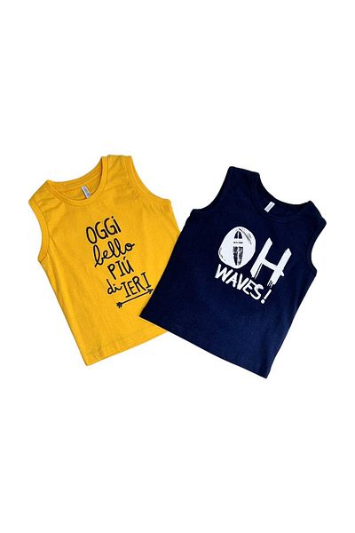 IdxeIT 2 Piece Set Sleeveless T-Shirt
