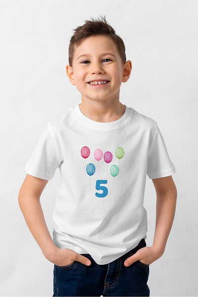 feinas Παιδικό Tshirt - Γενέθλια 5 ετών