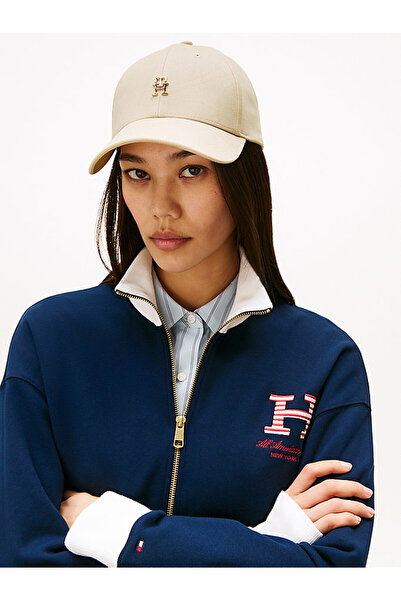 Tommy Hilfiger Kadın Bej Şapka