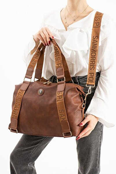 Sanmorris 1432 حقيبة يد وكتف نسائية متعددة الأقسام وقابلة للتعديل (47 × 30 × 11)