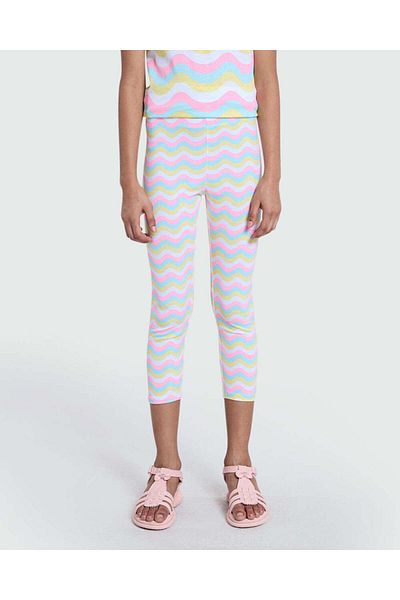 Ovs Three-Quarter Leggings In Stretch Cotton