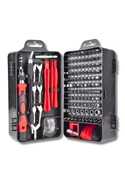 MultiZone 112 Parça Tornavida Tamir Seti Kiti Çok Fonksiyon Manyetik Taşınabilir Telefon Bilgisayar