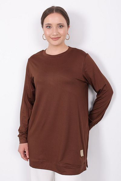 Linvey Gift Summer Daily Thin Combed Cotton Fabric Women's Tunic