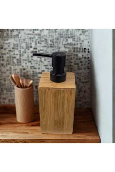 ROYALGROSS Μπαμπού Μακρύς Τετράγωνος Διανομέας Υγρού Σαπουνιού