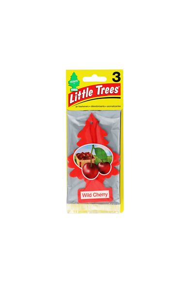 Little Trees 3-Piece Wild Cherry Air Freshener Hang Card