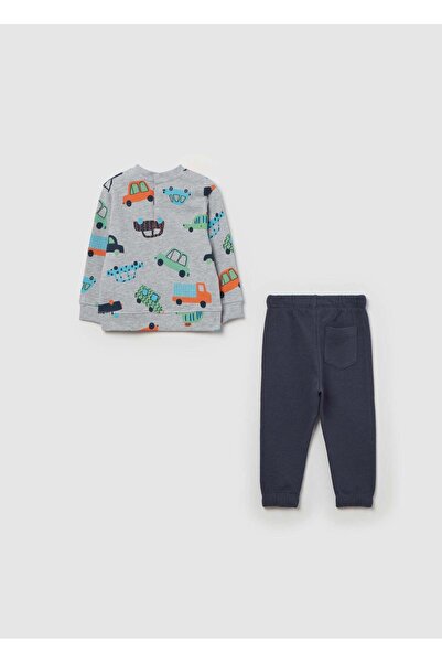 Ovs French Terry Jogging Set With Print