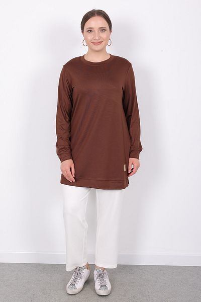 Linvey Gift Summer Daily Thin Combed Cotton Fabric Women's Tunic