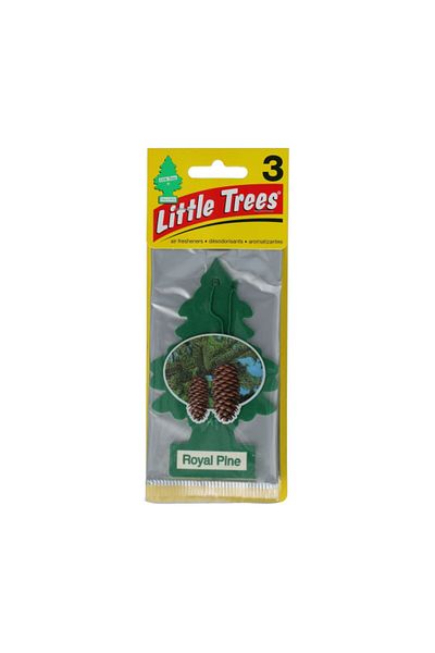 Little Trees 3-Piece Royal Pine Air Freshener Hang Card