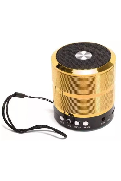 MOAWAVE Portable mini speaker, Metal body, Bluetooth, Miscro-SD Card. Radio, Aux, Gold MOAWAVE™