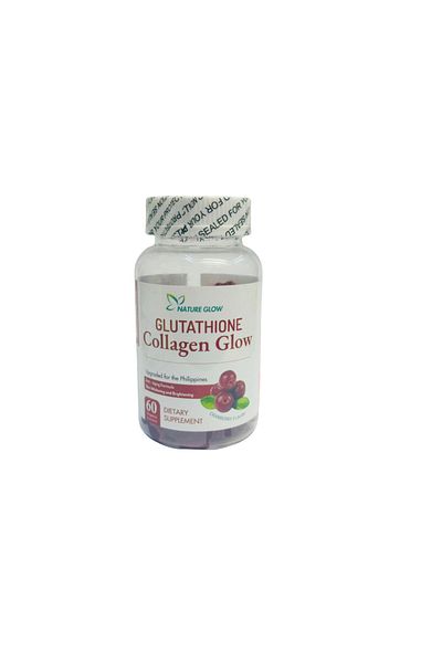 NATUREGLOW Nature Glow Collagen Glow with Glutathione – Skin Radiance & Nourishment Supplement – 60 Tablets