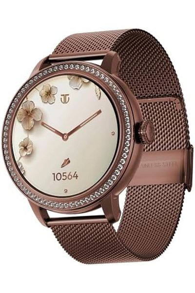 Titan VALERIE WOMEN'S SMART WATCH 1.2" AMOLED ROUND SS CASE MESH + SILICONE STRAP WOMEN'S HEALTH SUI