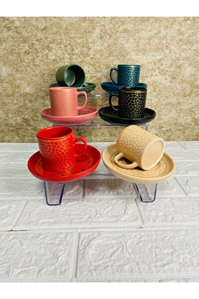 LİLA HOME مجموعة من 6 أكواب ملونة من سيرجرافيك نورديك