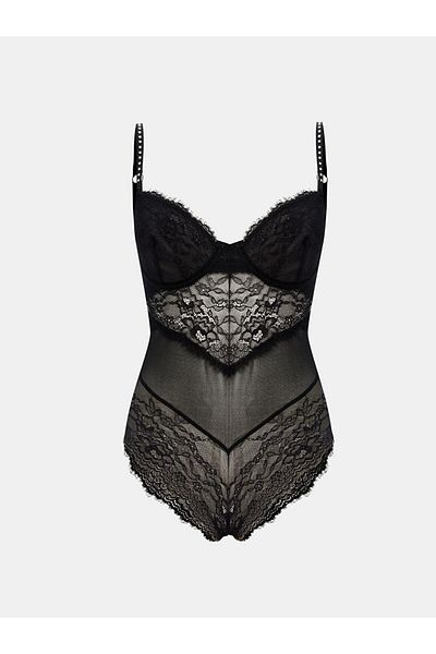 LC Waikiki V-Neck Lace Bodysuit (W3)