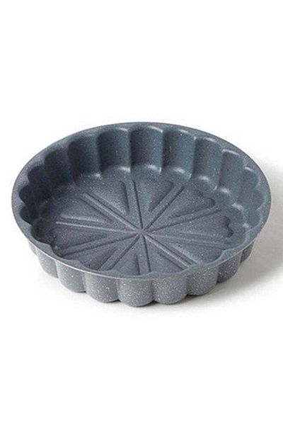Dessini Cake Mould, 24 CM Cake Pan (Flower Shape), Grey