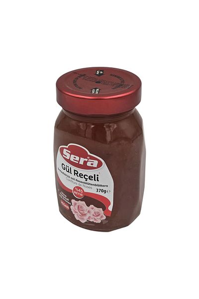 SERA Rose Petal Jam with 45% Fruit – Sera, Traditional Turkish, Vegan, 370g