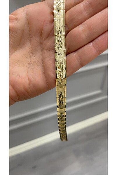 Store سوار Xuping من حجر الزركون باللون الذهبي عيار 14 قيراط مقاس 18 سم