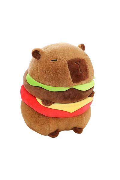 MOAWAVE Brown Capybara Burger Plush Toy, 20cm MOAWAVE™