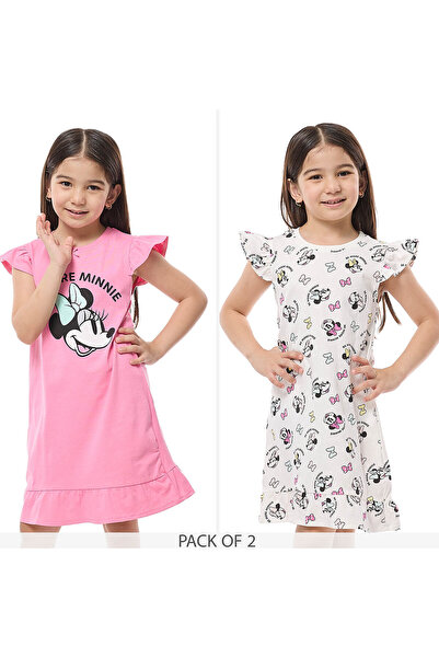 R&B Multi GIRLS SLEEP WEAR DRESS 2-8Y