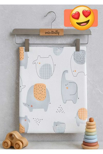 MİLAYS LİFE HOME COLLECTİON Combed Cotton Cute Animal Figured Baby Blanket