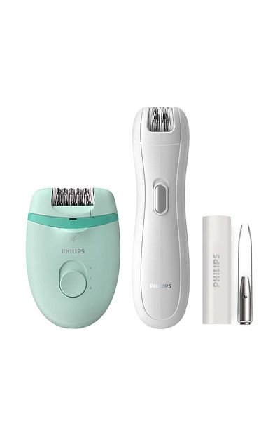 Philips Satinelle Brp529/00 Epilator Set, 2 Speed , Opti-light Technology, Mini Epilator Included