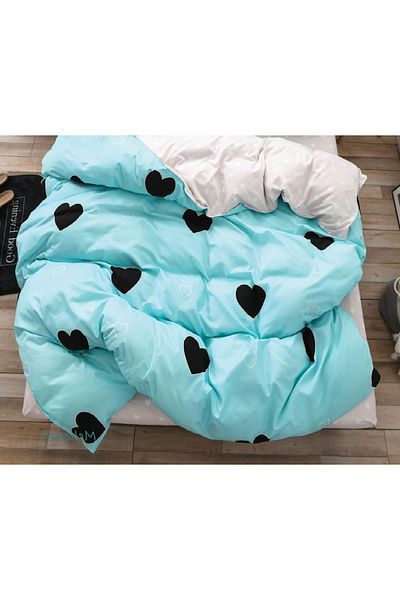 CHIRASO FINE Cotton Bedding Set, ELASTIC Sheet 180x200+25cm, Duvet Cover 200x230cm 4 Pillowcases