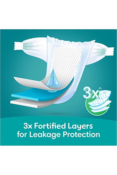 Pampers Taped, Rash Protection, Size 6, 13+ Kg, Giga Box, 180 Count