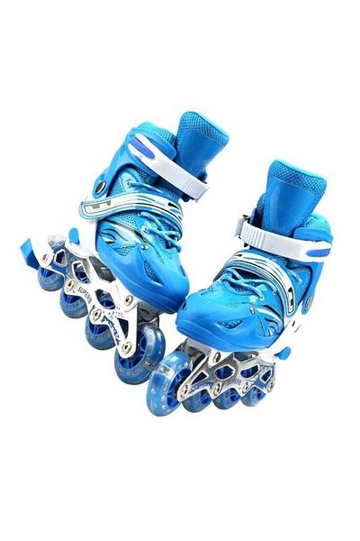 N2Y Inline skates for children with high flexibility luminous wheels for unisex, boys, girls, teenagers,