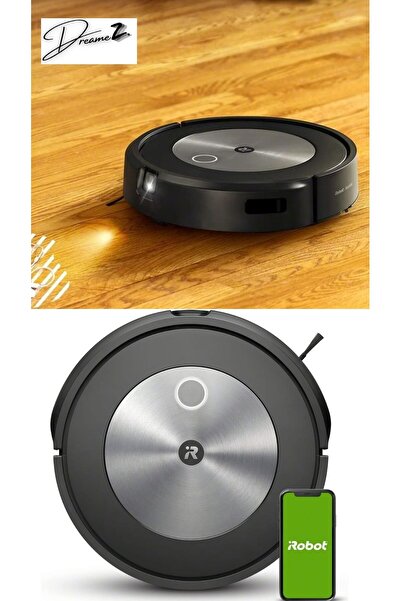 iRobot Roomba Drmz Yeni Seri Güçlü j7 Akıllı Robot Süpürge+Evcil Hayvanlar İçin,Home Base, 600 ML Akıllı