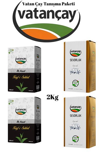 Vatan çay Vatan Tea Sevdaluk and Chat May Tea 2 kg