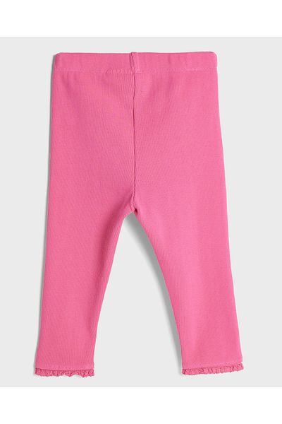R&B Pink KNIT BOTTOM 0-24M