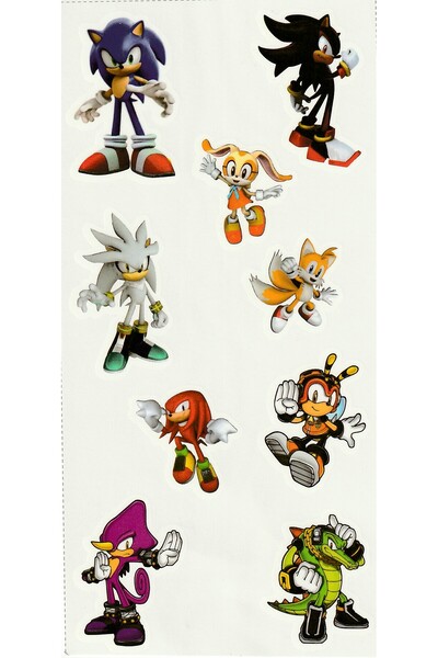 Trendonline Çizgi Film Süper Sonik Geçici Vücut Dövmesi