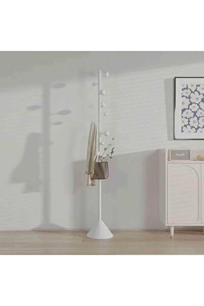 Generic a modern, minimalist floor-standing coat, Abaya and clothes rack, a Nordic and light luxury design