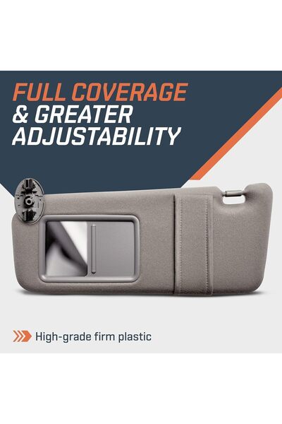 Toyota Camry SAILEAD Sun Visor Replacement Compatible with 2007-2011 Toyota Camry and Camry Hybrid Without Sunroo