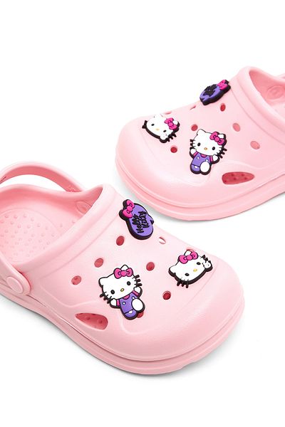 R&B Pink KIDS GIRLS CLOGS CHARACTER 26-31