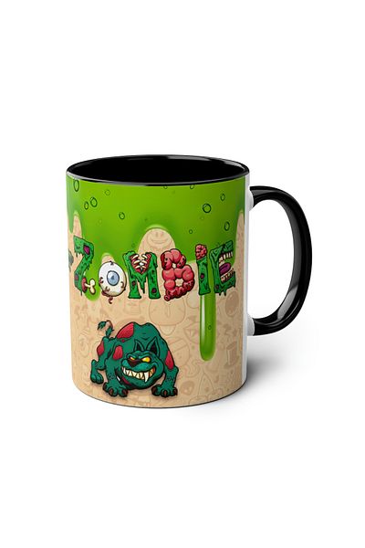 DUBLEMETRE Zombie Pattern Printed Mug