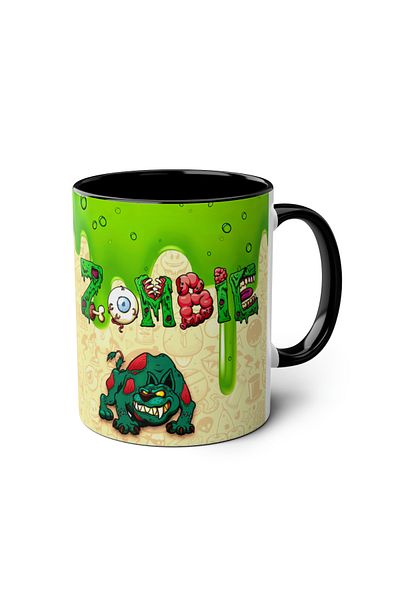 DUBLEMETRE Zombie Themed Printed Mug