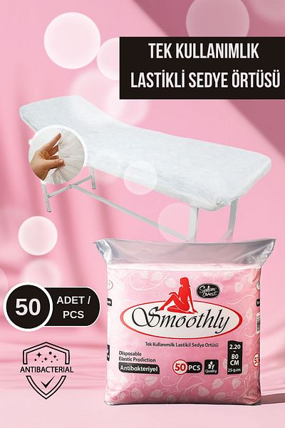 Smoothly Disposable Elastic Stretcher Cover 50 Pieces - 80X220 cm |   & Durable