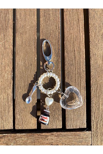 Pinky Lady Chocolate Bag Accessory with Spoon Charm