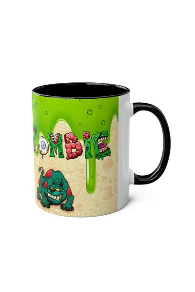 DUBLEMETRE Zombie Themed Printed Mug