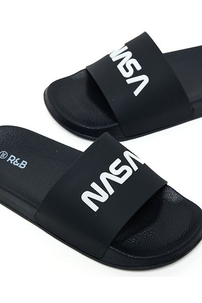 R&B Black BOYS SLIDERS 32-37