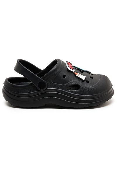R&B Black BOYS CLOGS 32-37
